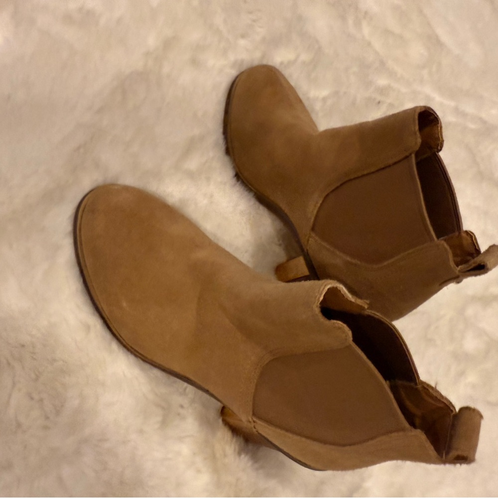 Tan Suede Ankle Boots